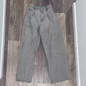 Women's Gray Flare Jeans